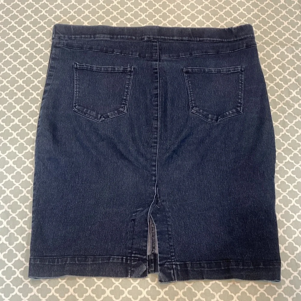 One5One Denim Pull On Pencil Skirt XL - Picture 5 of 7